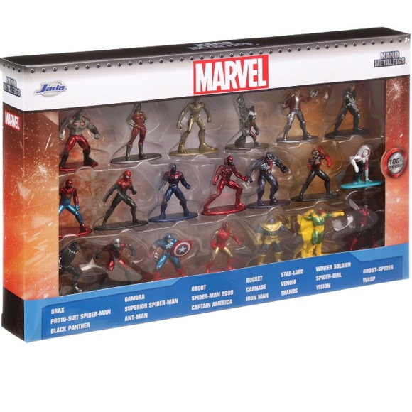 Marvel Die Cast Jada Toys Nano Metal Figures 20 x 1.65” Wave 2 - Picture 4 of 8